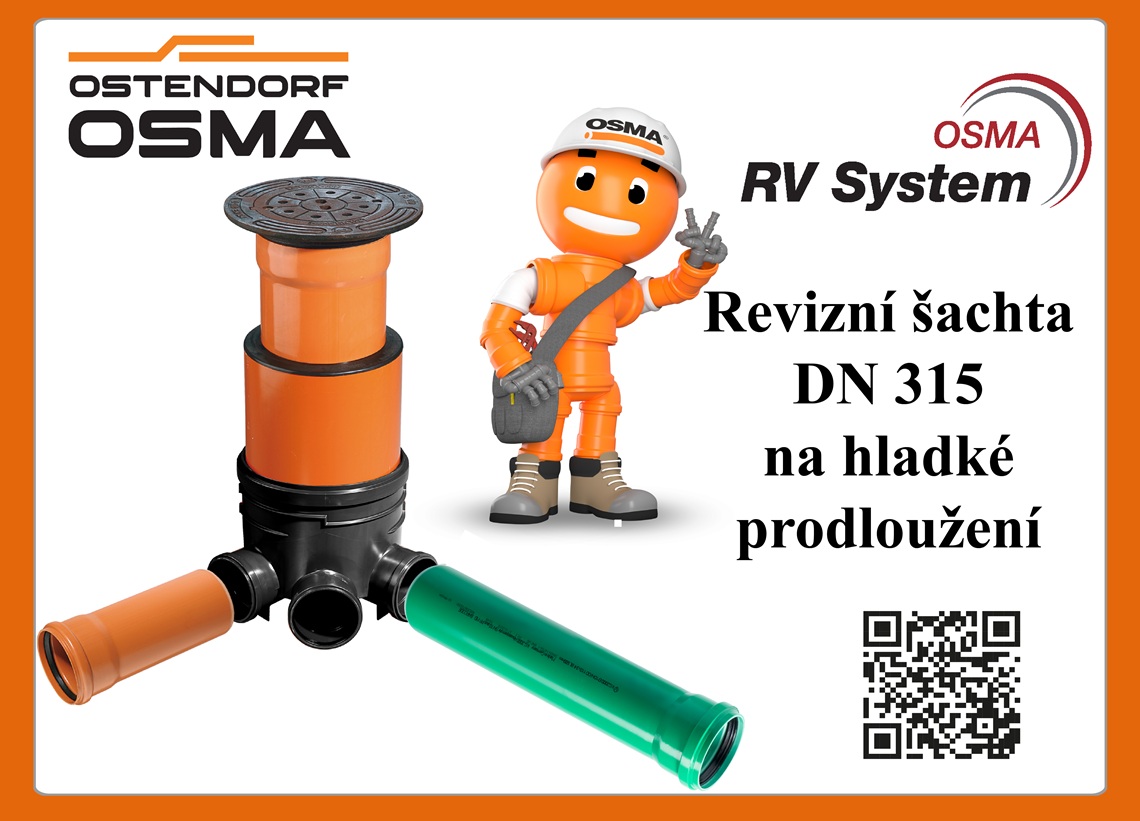 Novinka RV DN315 HLADKÁ